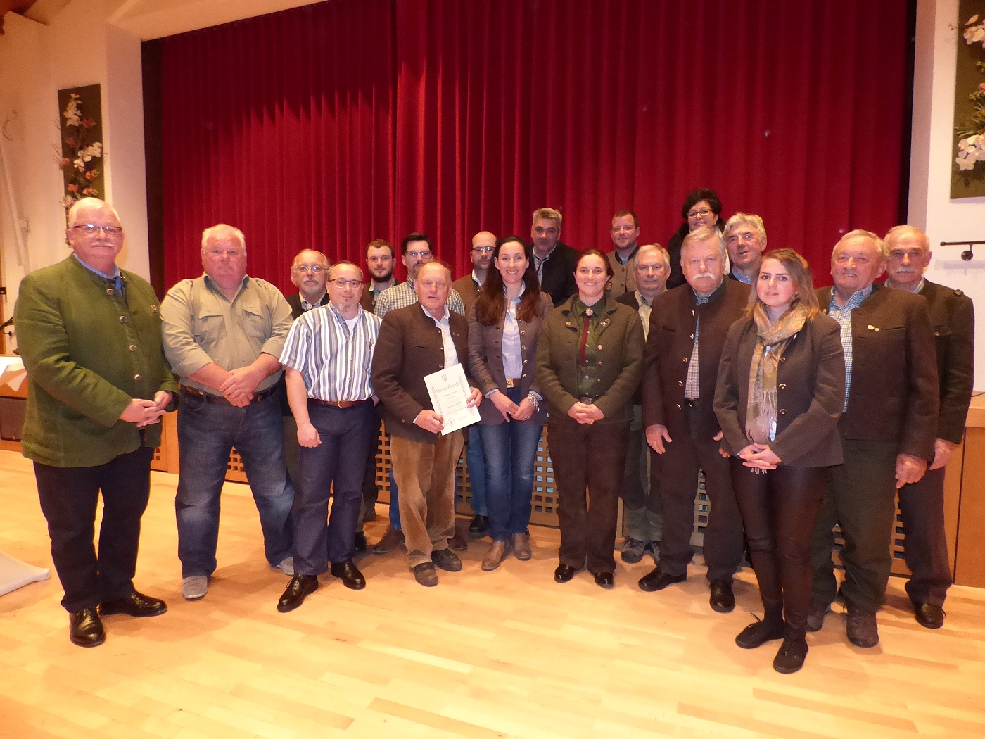 Gehrte und Vorstandschaft